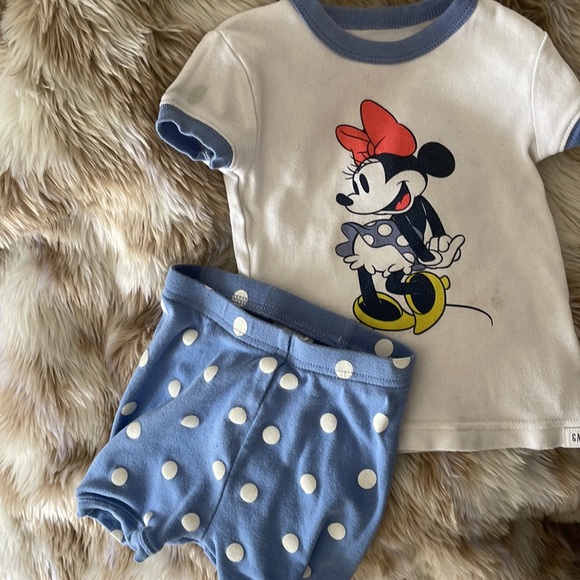 GAP Other - 2for$20❤️Disney Minnie baby 👧🏻 Gap PJs